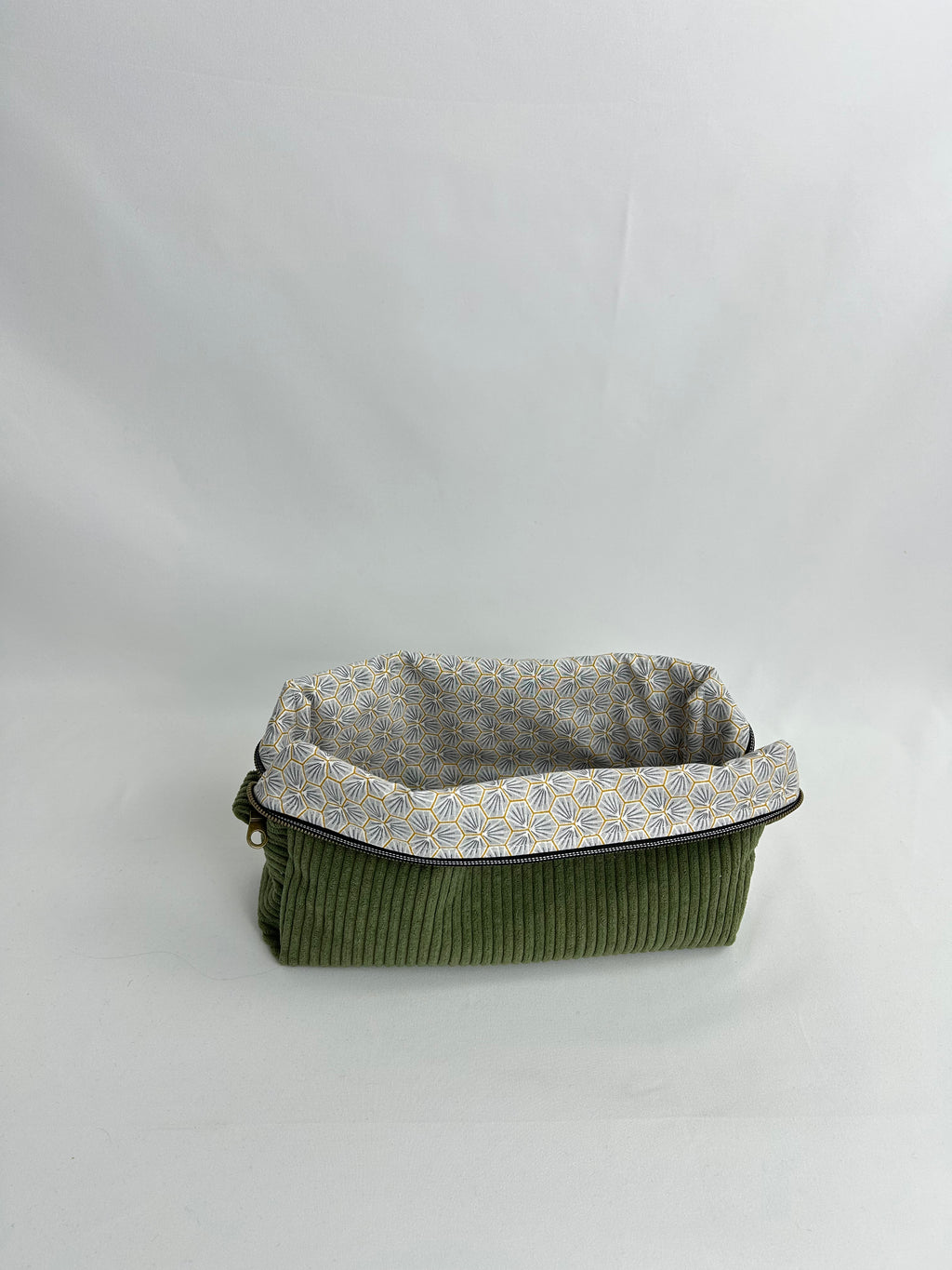 Trousse à maquillage kaki