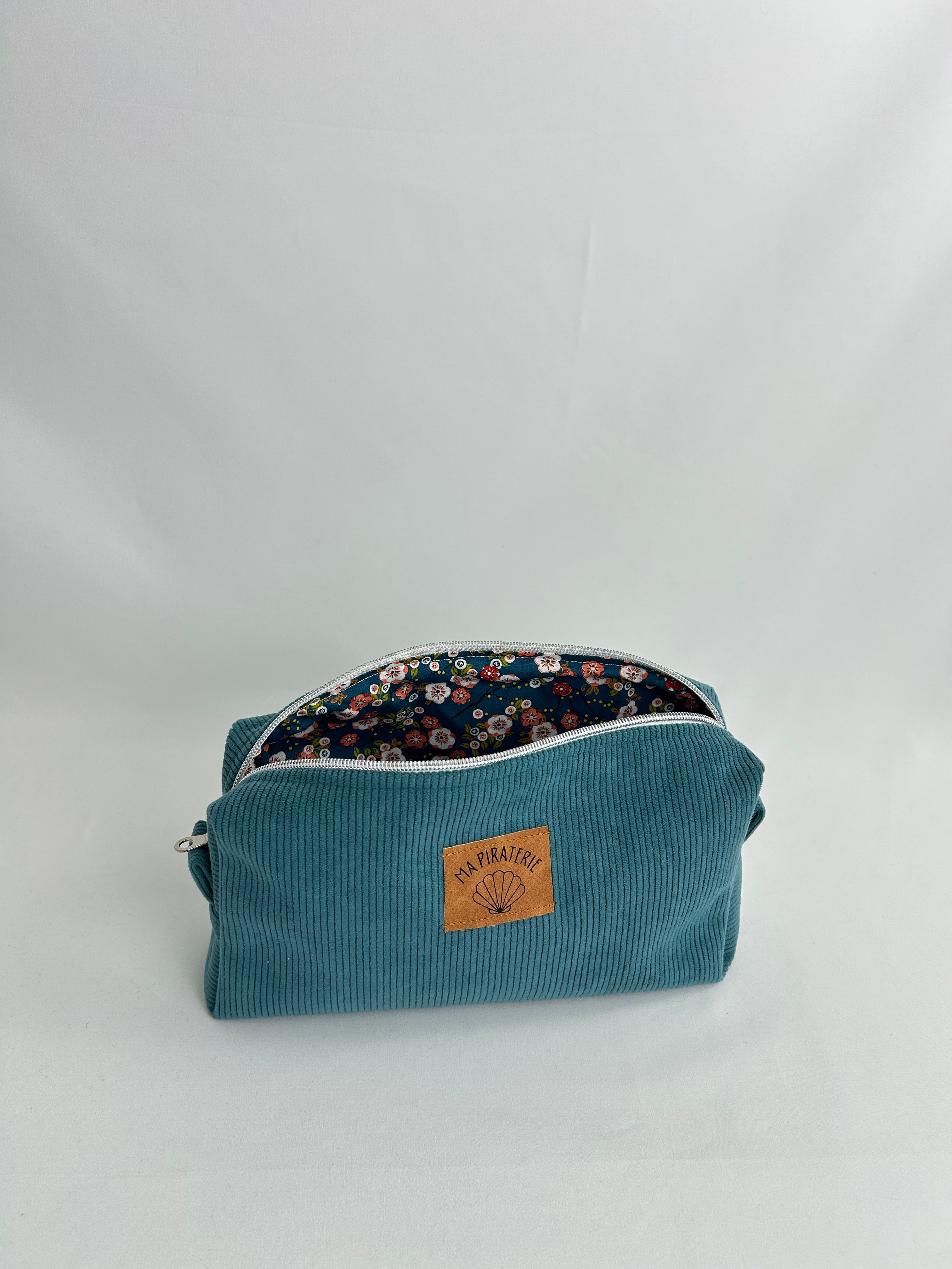 Trousse à maquilla bleu lagoon