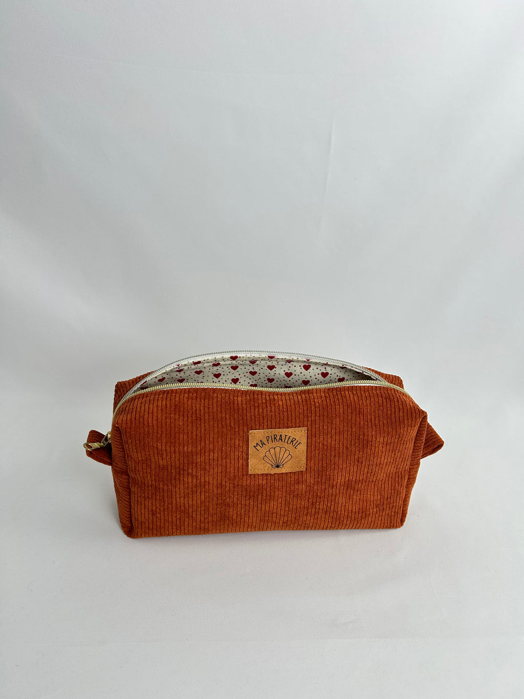 Trousse à maquillage brique