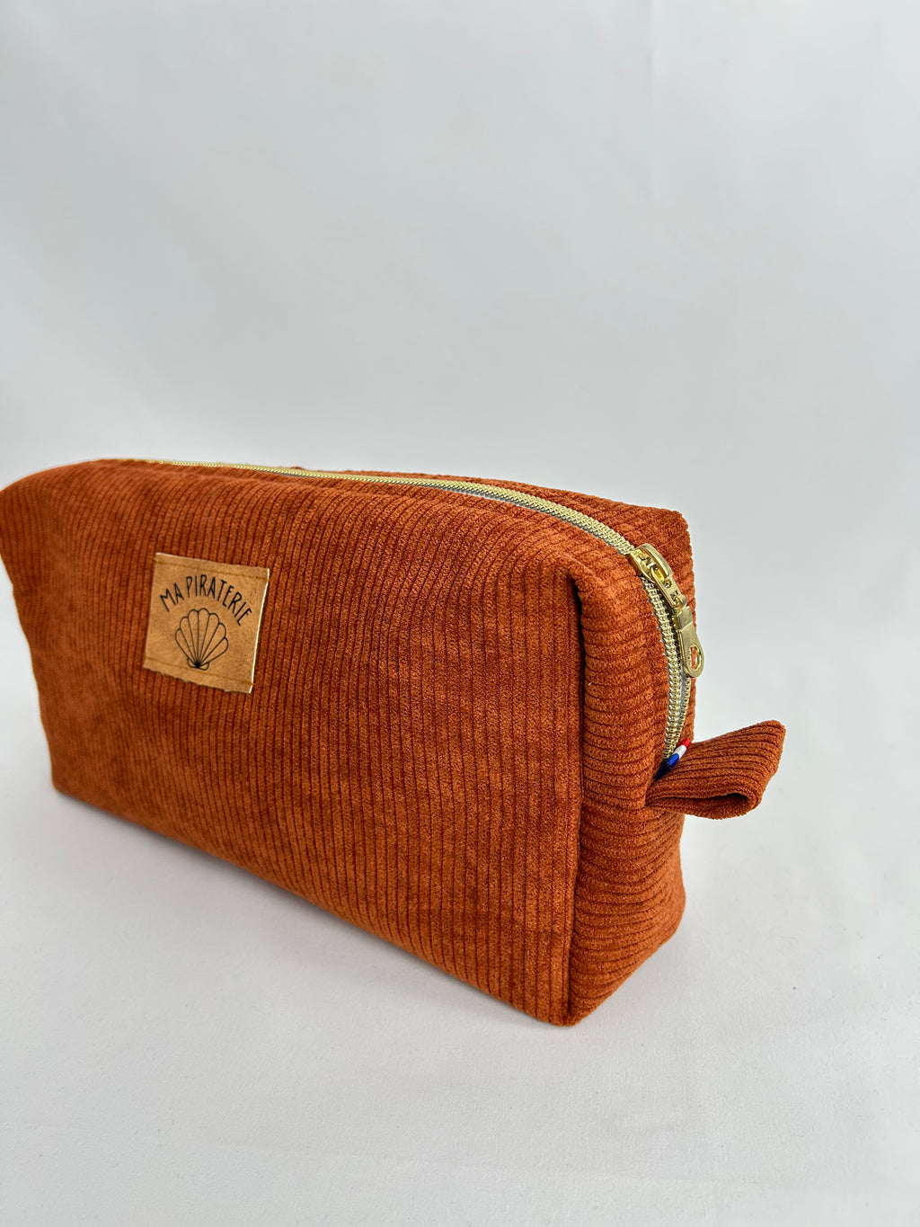 Trousse à maquillage brique