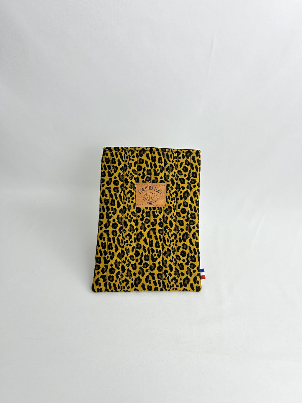 Housse de livre léopard jaune