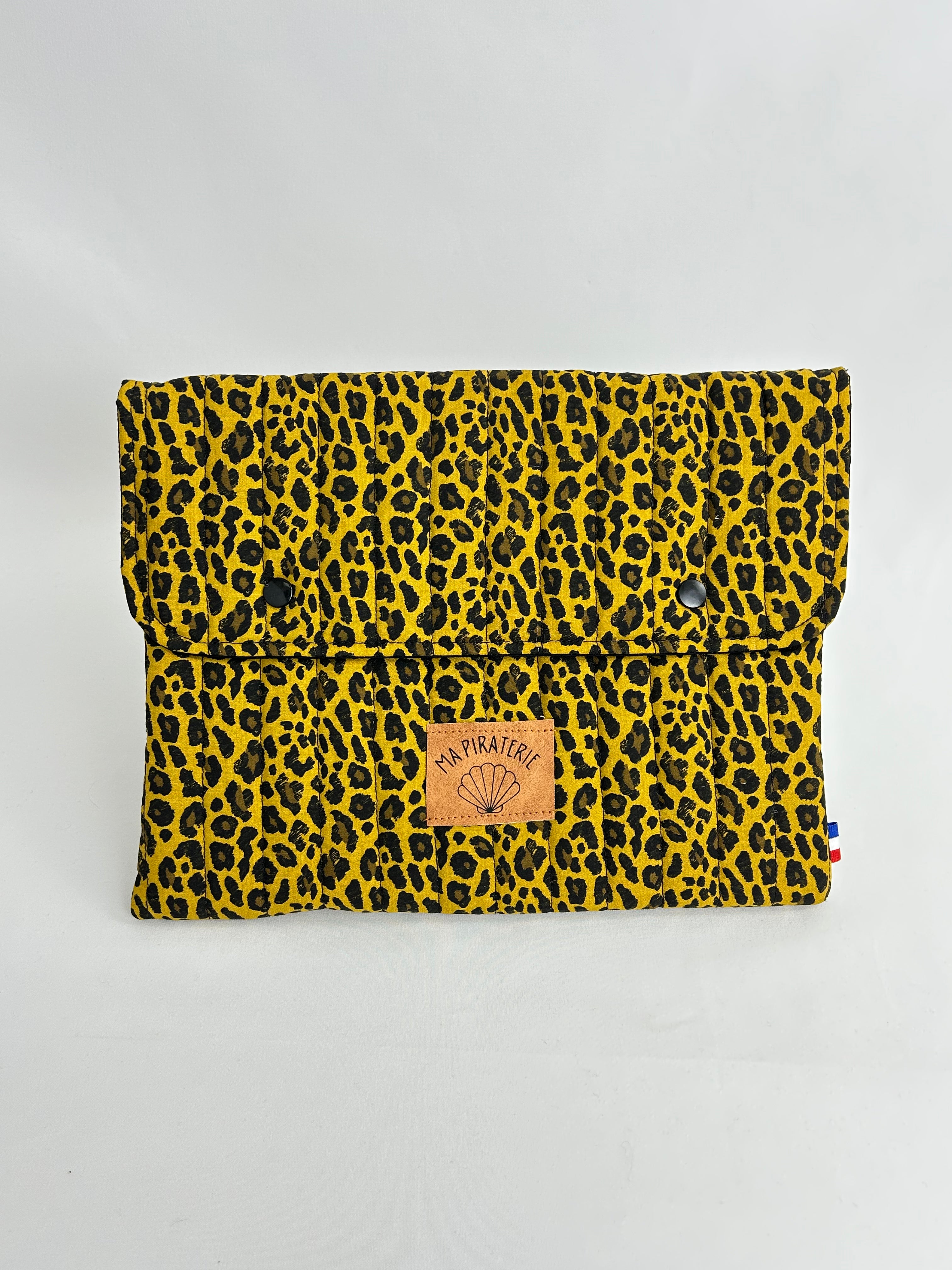 Housse de tablette Léopard jaune
