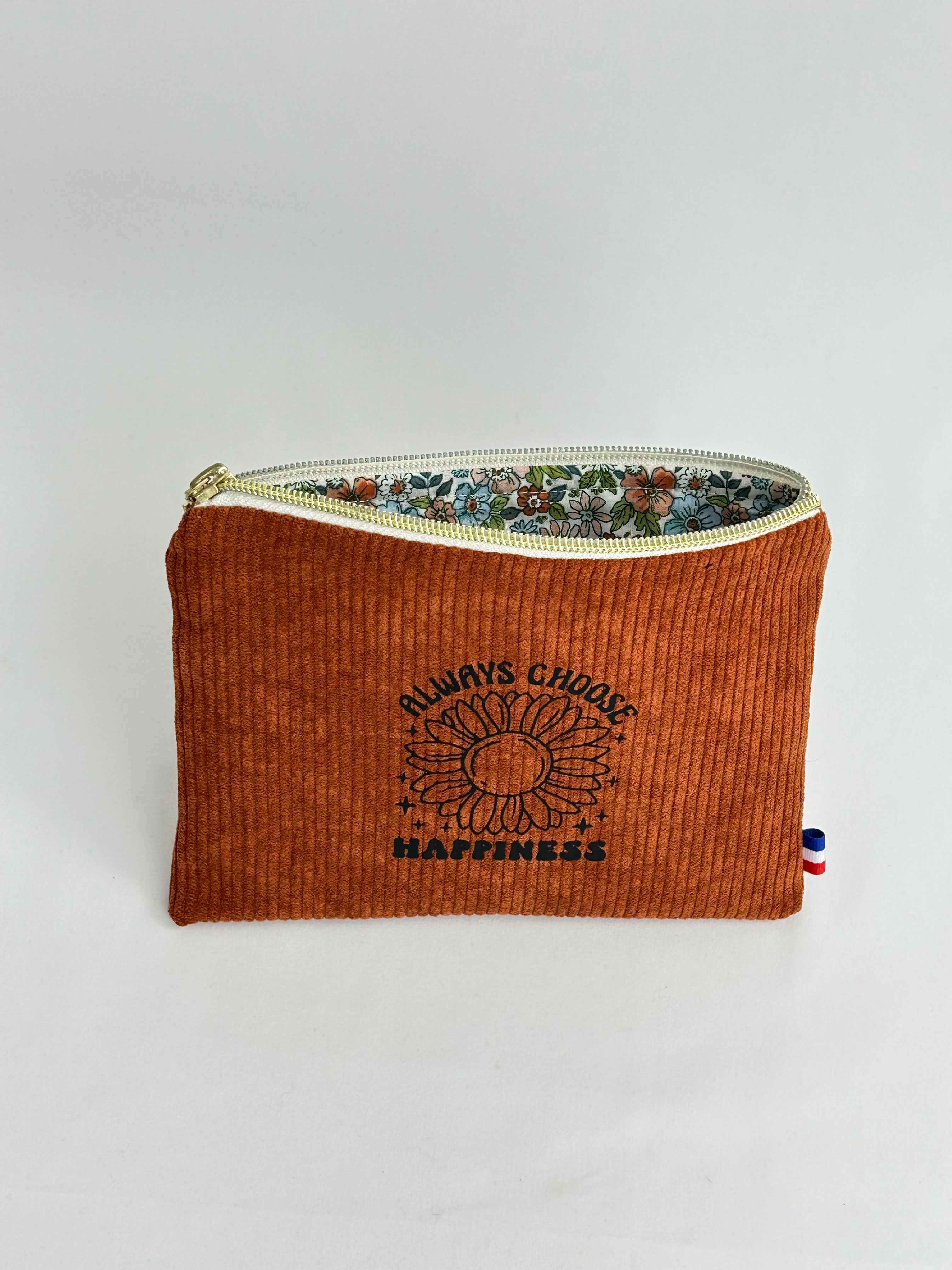 Pochette plate rouille