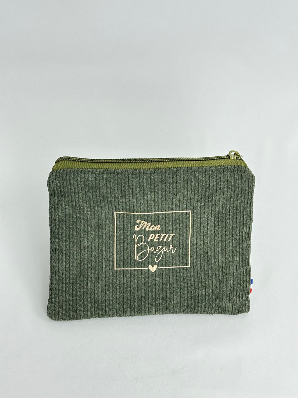 Pochette plate kaki bazar