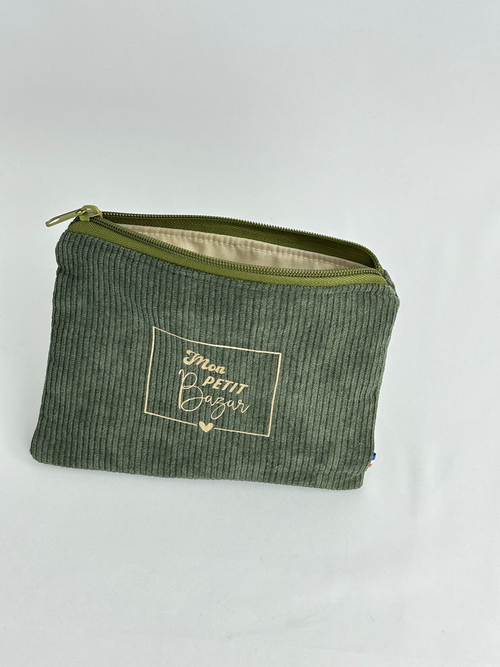 Pochette plate kaki bazar