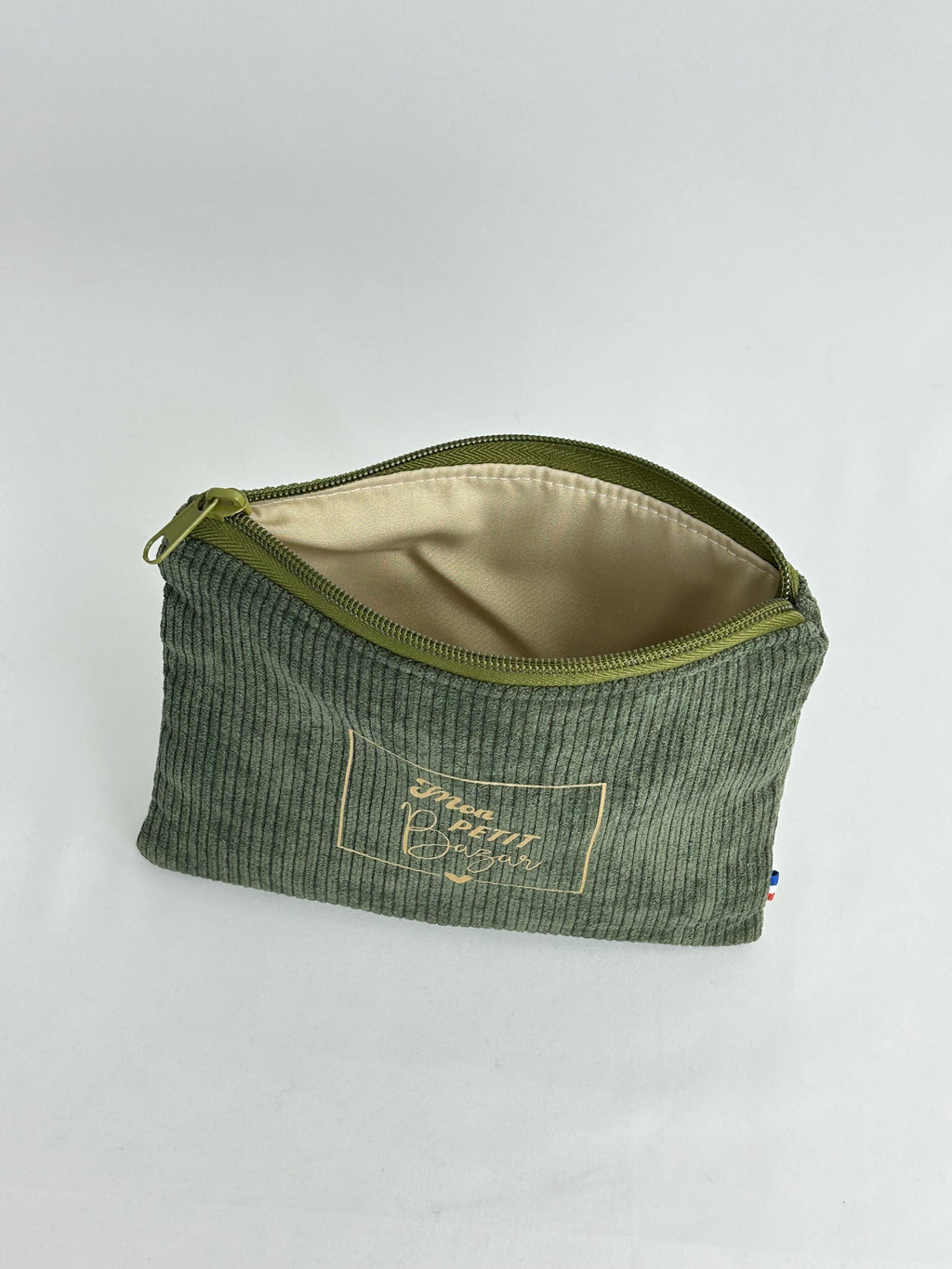 Pochette plate kaki bazar