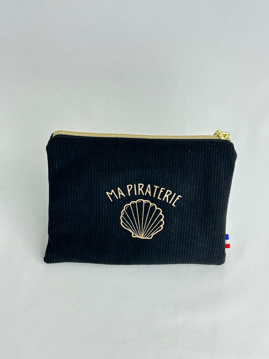 Pochette plate noir