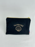 Pochette plate noir