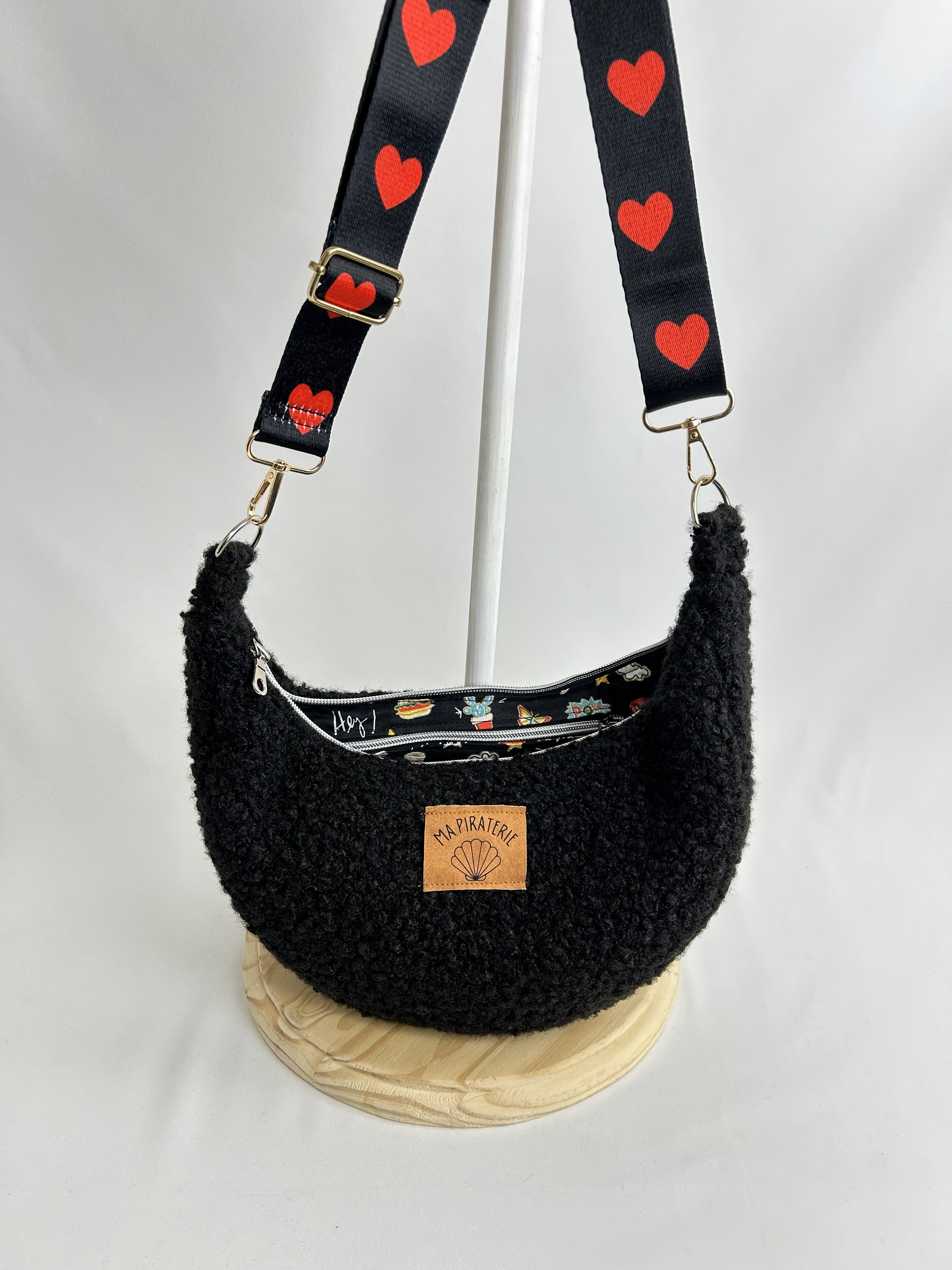 Le Mi Moon sherpa noir