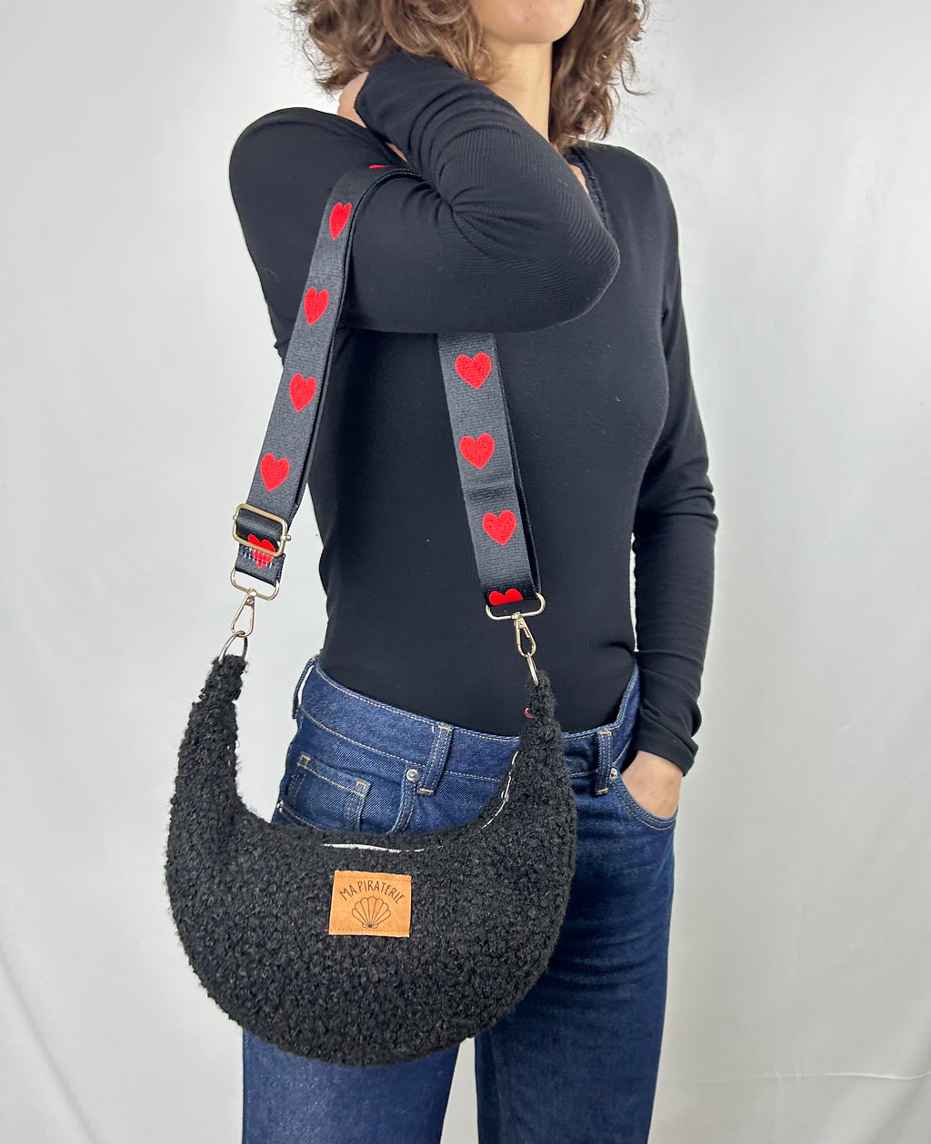 Le Mi Moon sherpa noir