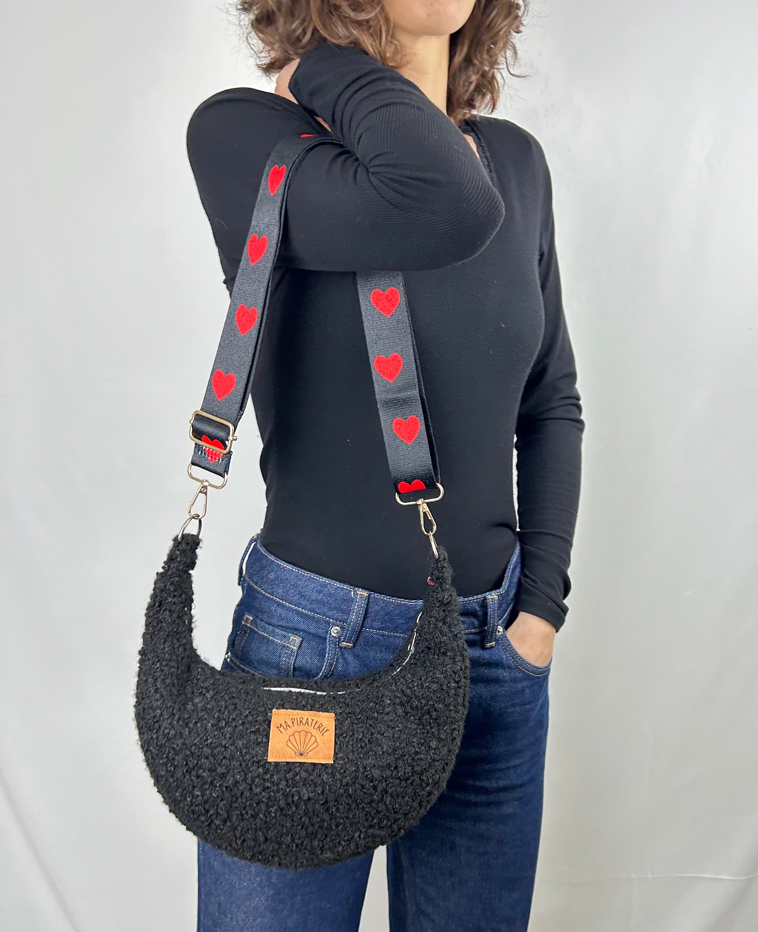 Le Mi Moon sherpa noir